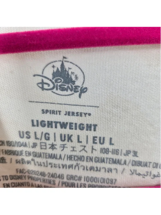 Disney Animal Kingdom Spirit Jersey Large Walt Disney World Safari Letters NWT - Picture 4 of 11